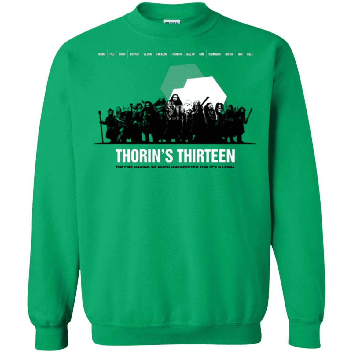 Sweatshirts Irish Green / Small Thorin's Thirteen Crewneck Sweatshirt