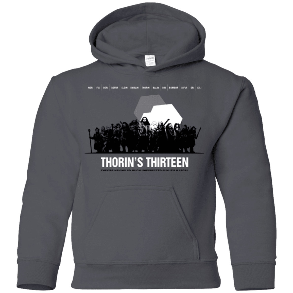 Sweatshirts Charcoal / YS Thorin's Thirteen Youth Hoodie