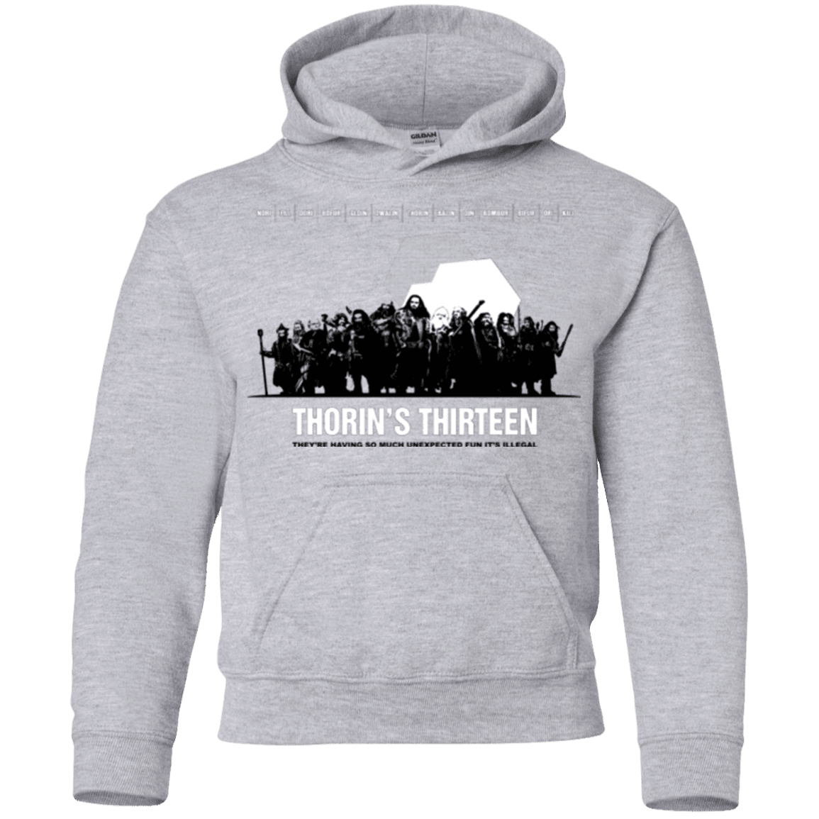 Sweatshirts Sport Grey / YS Thorin's Thirteen Youth Hoodie