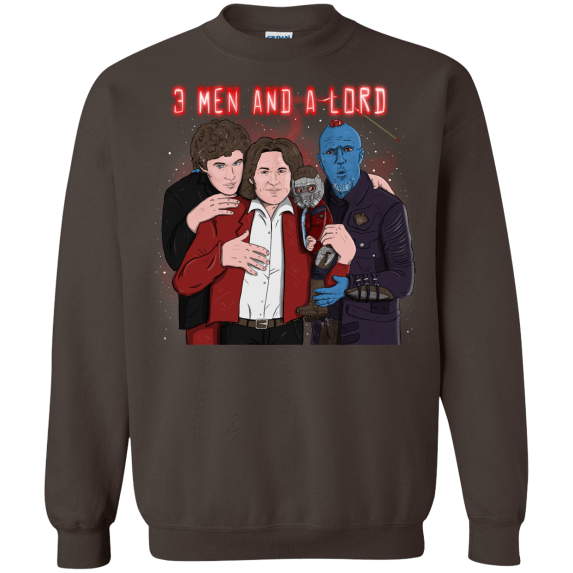 Sweatshirts Dark Chocolate / S Three Men and a Lord Crewneck Sweatshirt