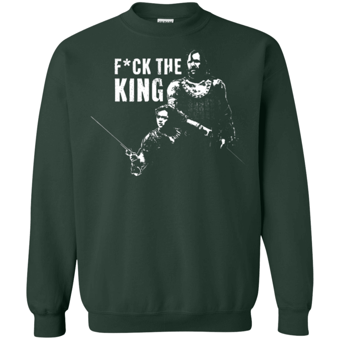 Sweatshirts Forest Green / Small Throne Fiction Crewneck Sweatshirt
