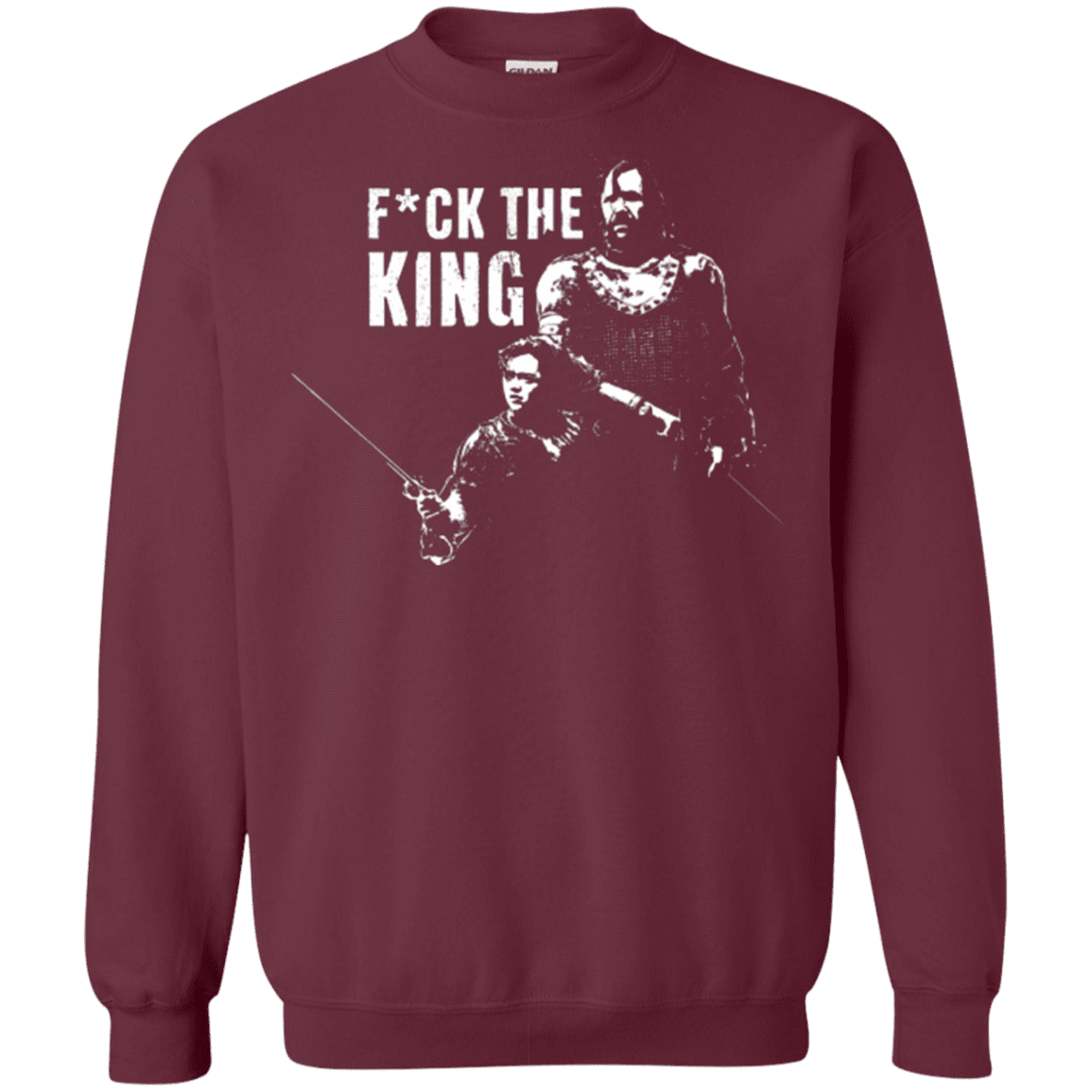 Sweatshirts Maroon / Small Throne Fiction Crewneck Sweatshirt