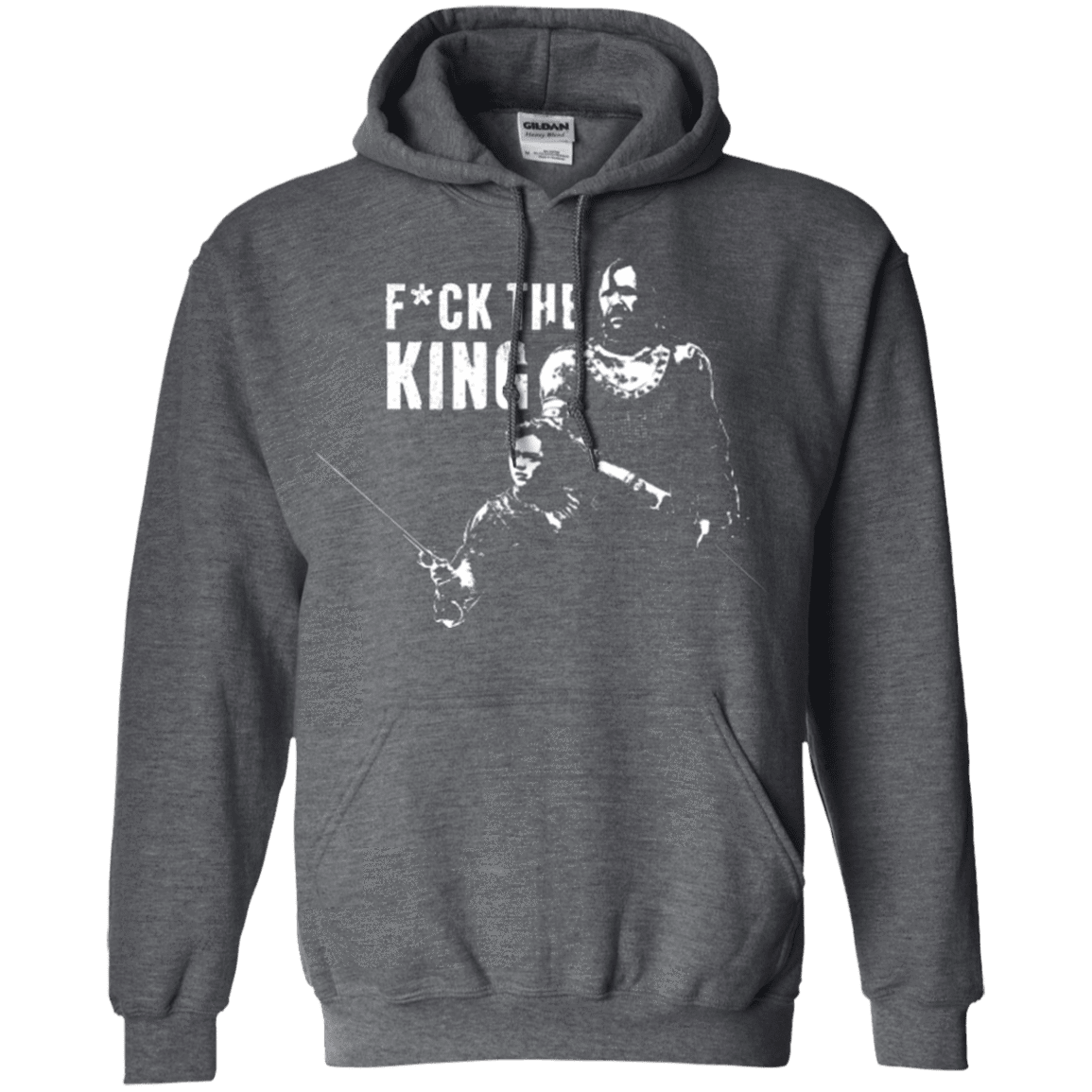 Sweatshirts Dark Heather / Small Throne Fiction Pullover Hoodie