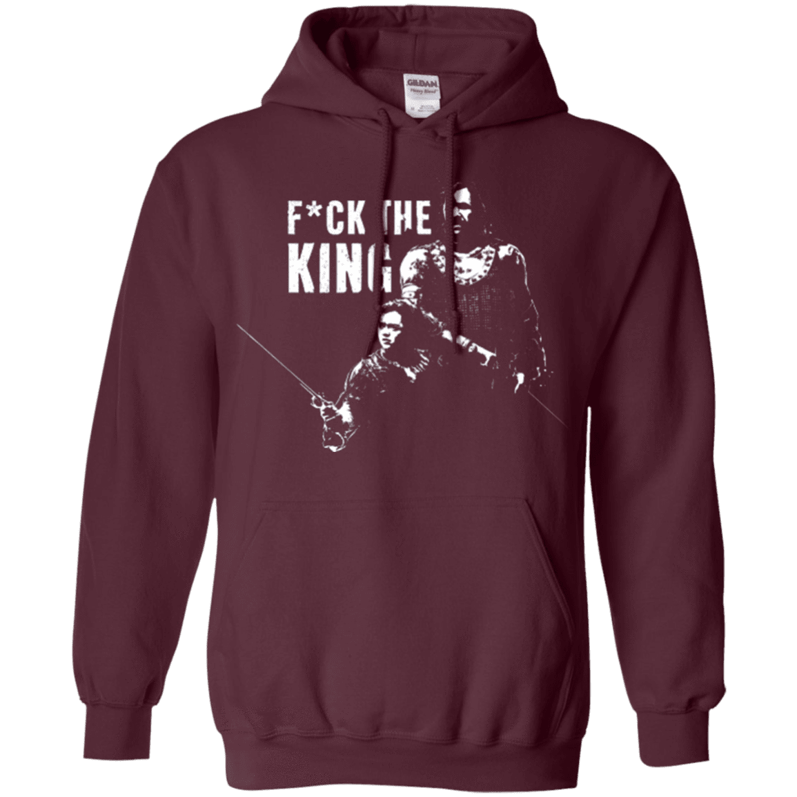 Sweatshirts Maroon / Small Throne Fiction Pullover Hoodie