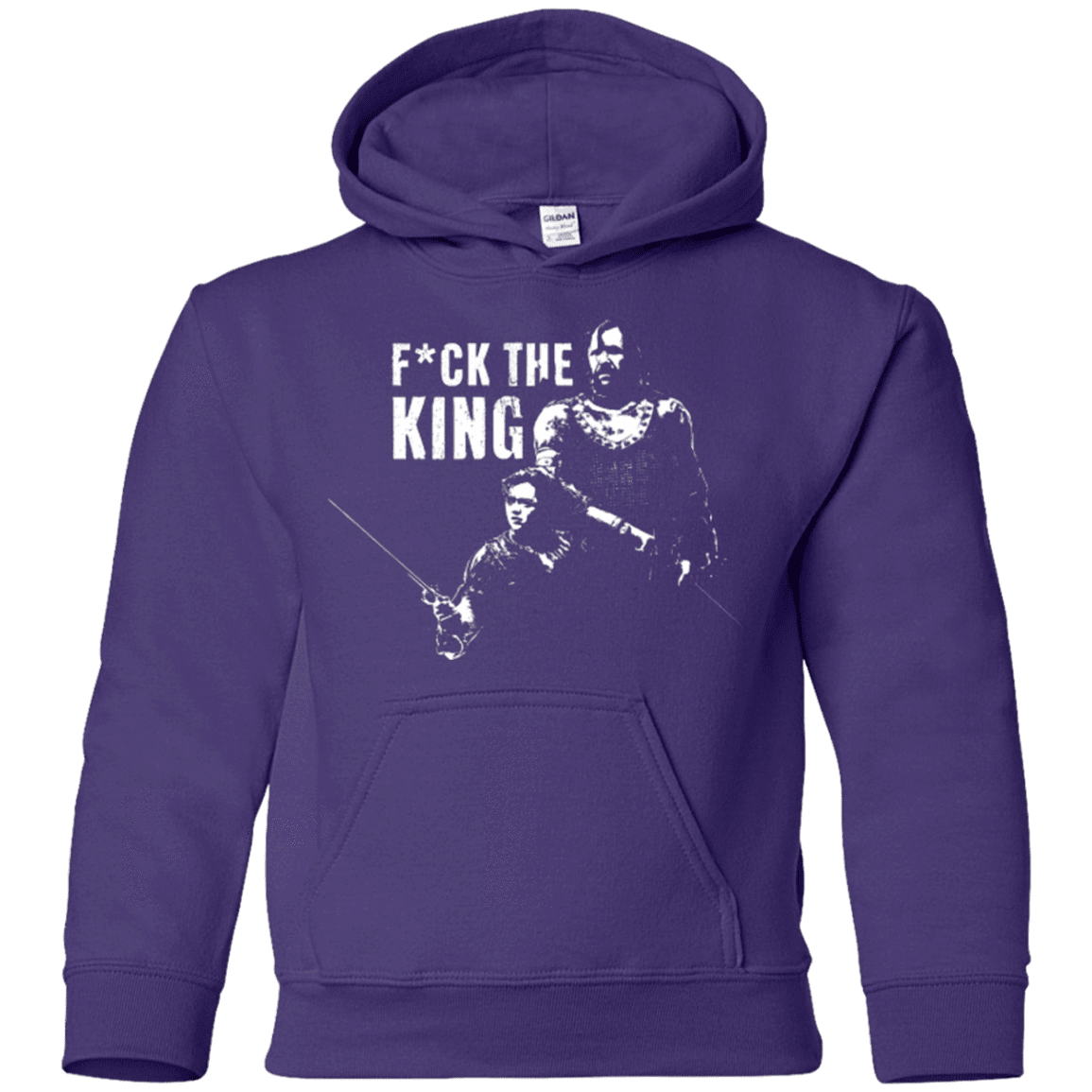 Sweatshirts Purple / YS Throne Fiction Youth Hoodie