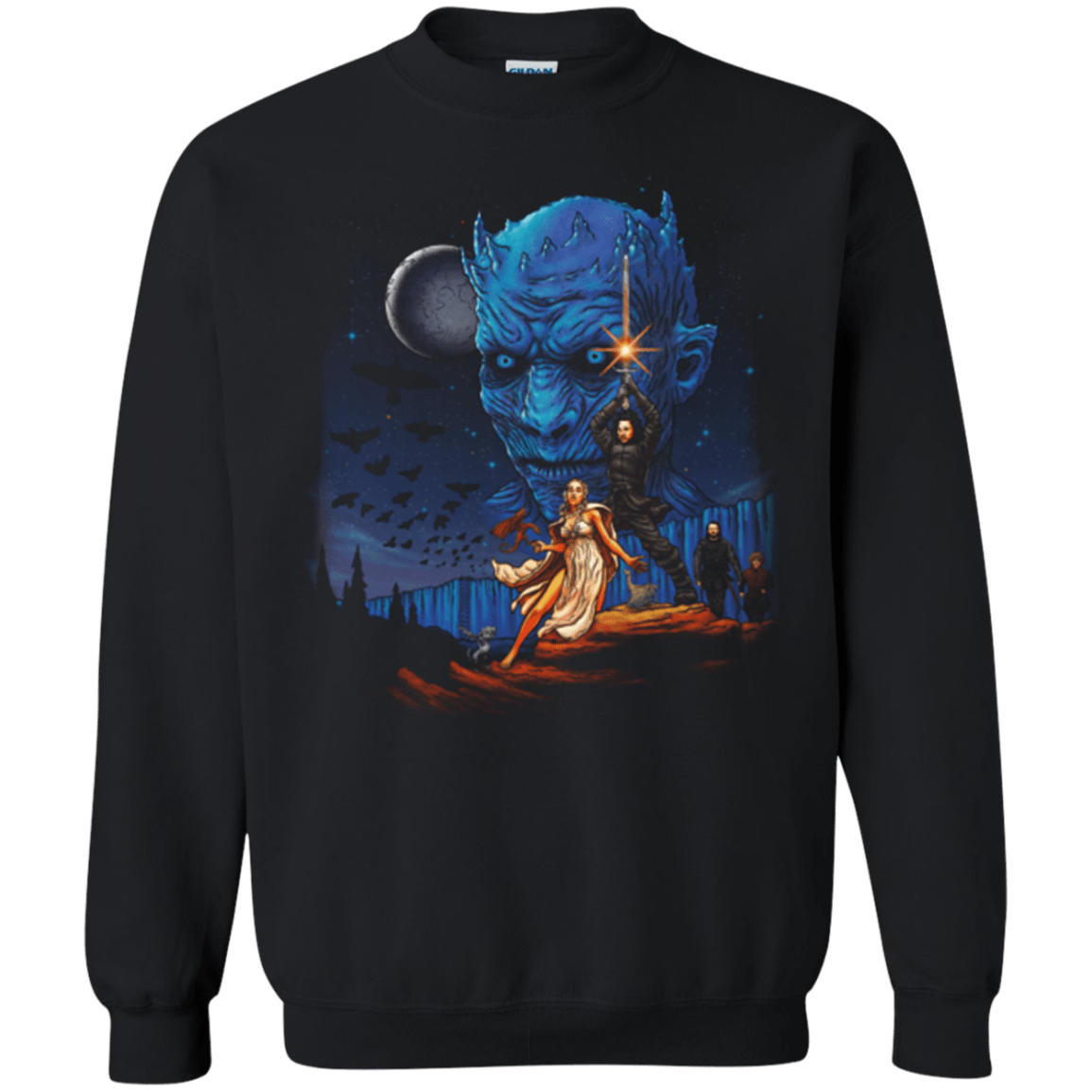 Sweatshirts Black / Small THRONE WARS Crewneck Sweatshirt