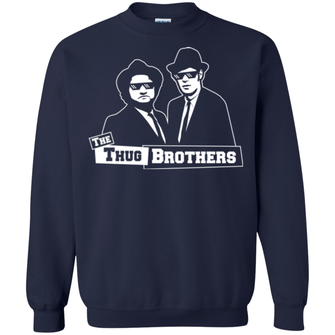 Sweatshirts Navy / Small Thug Brothers Crewneck Sweatshirt