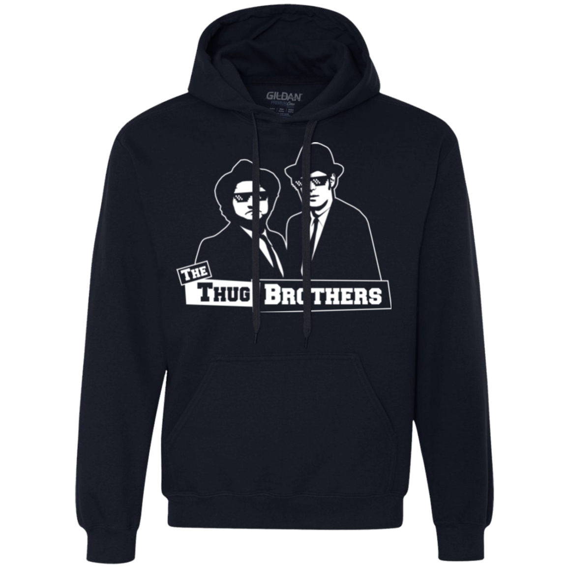 Sweatshirts Navy / Small Thug Brothers Premium Fleece Hoodie