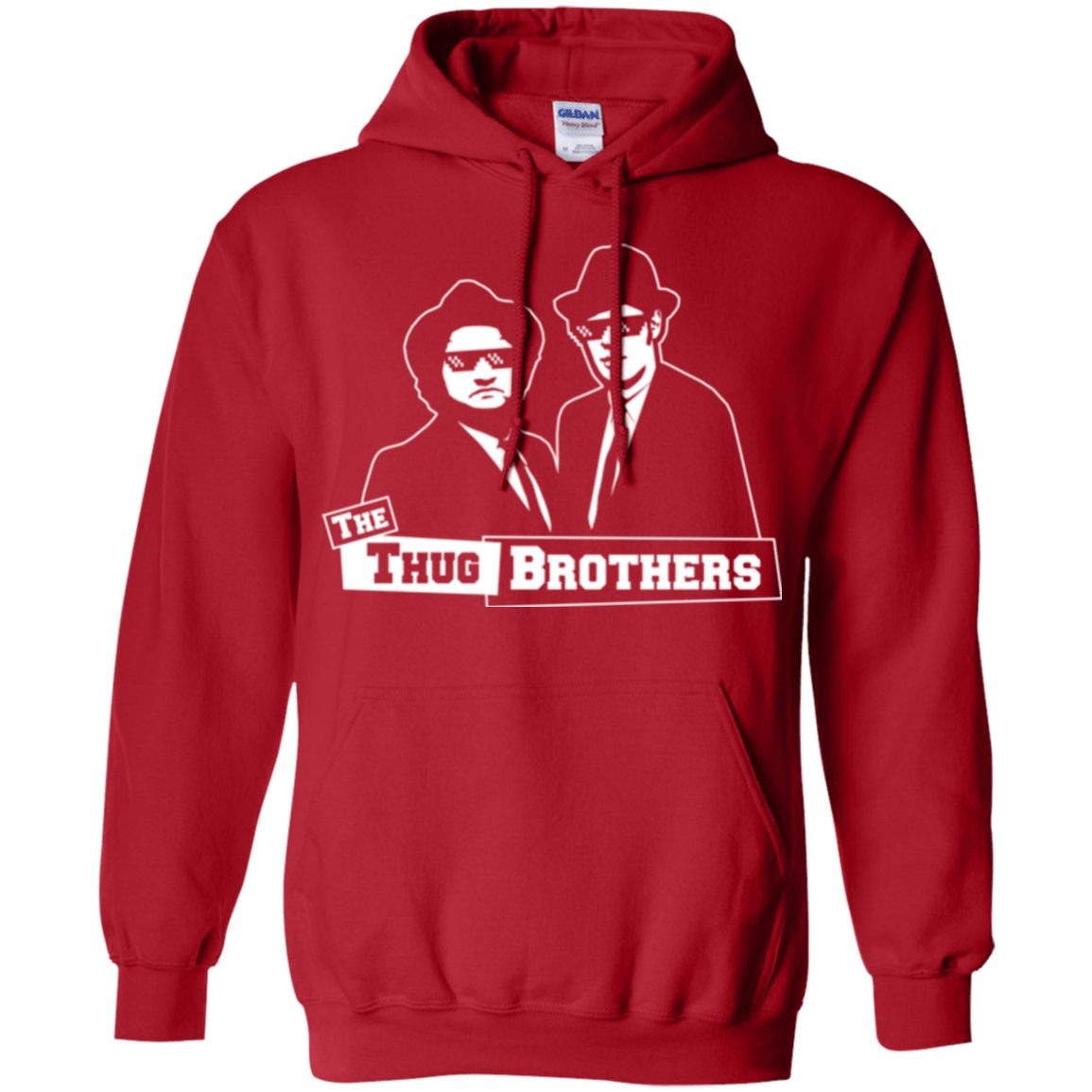 Sweatshirts Red / Small Thug Brothers Pullover Hoodie