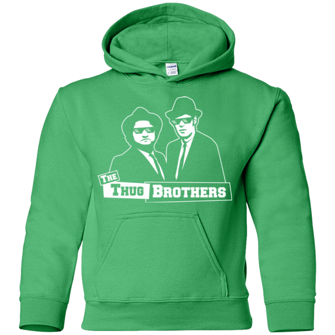 Sweatshirts Irish Green / YS Thug Brothers Youth Hoodie