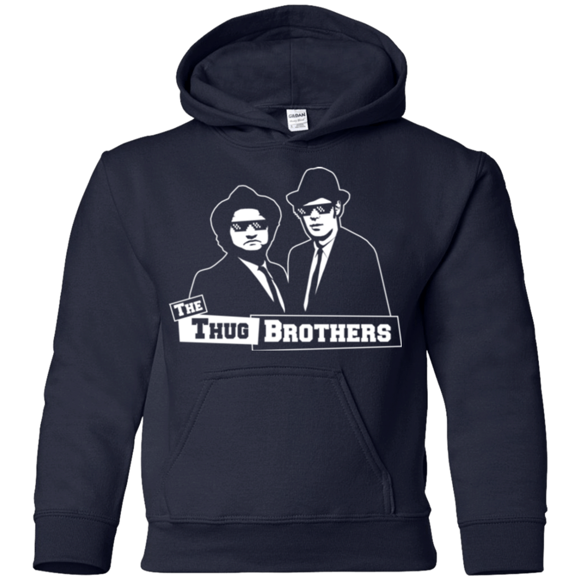 Sweatshirts Navy / YS Thug Brothers Youth Hoodie
