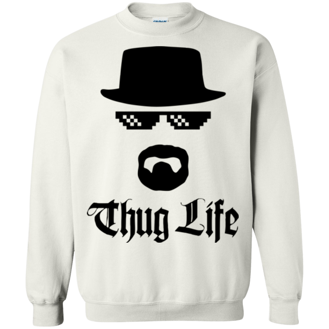 Sweatshirts White / Small Thug Life Crewneck Sweatshirt