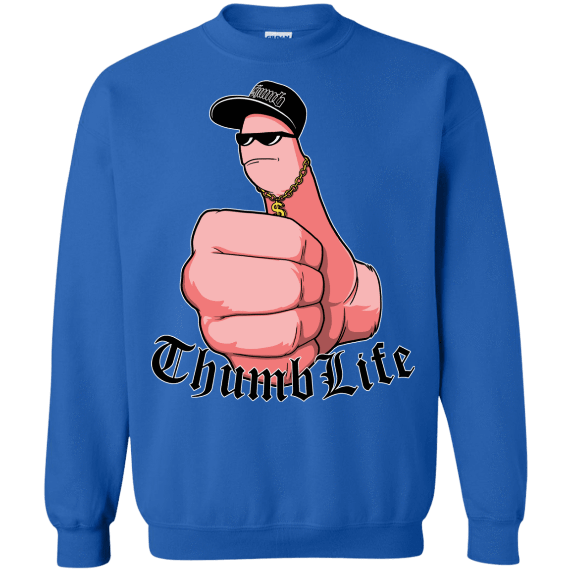 Sweatshirts Royal / Small Thumb Life Crewneck Sweatshirt