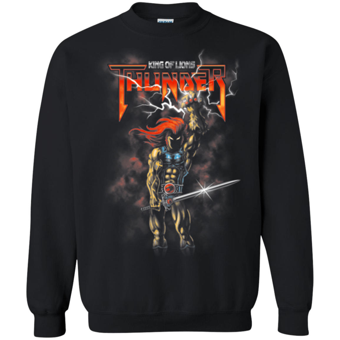 Sweatshirts Black / Small Thunder Crewneck Sweatshirt