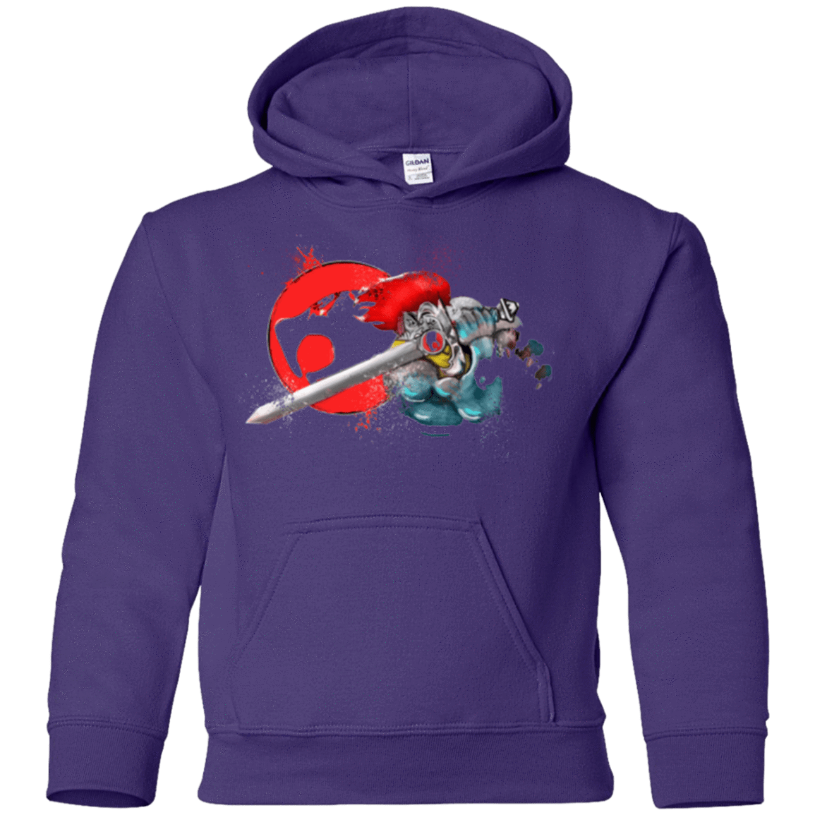 Sweatshirts Purple / YS Thunder-hoooo Youth Hoodie