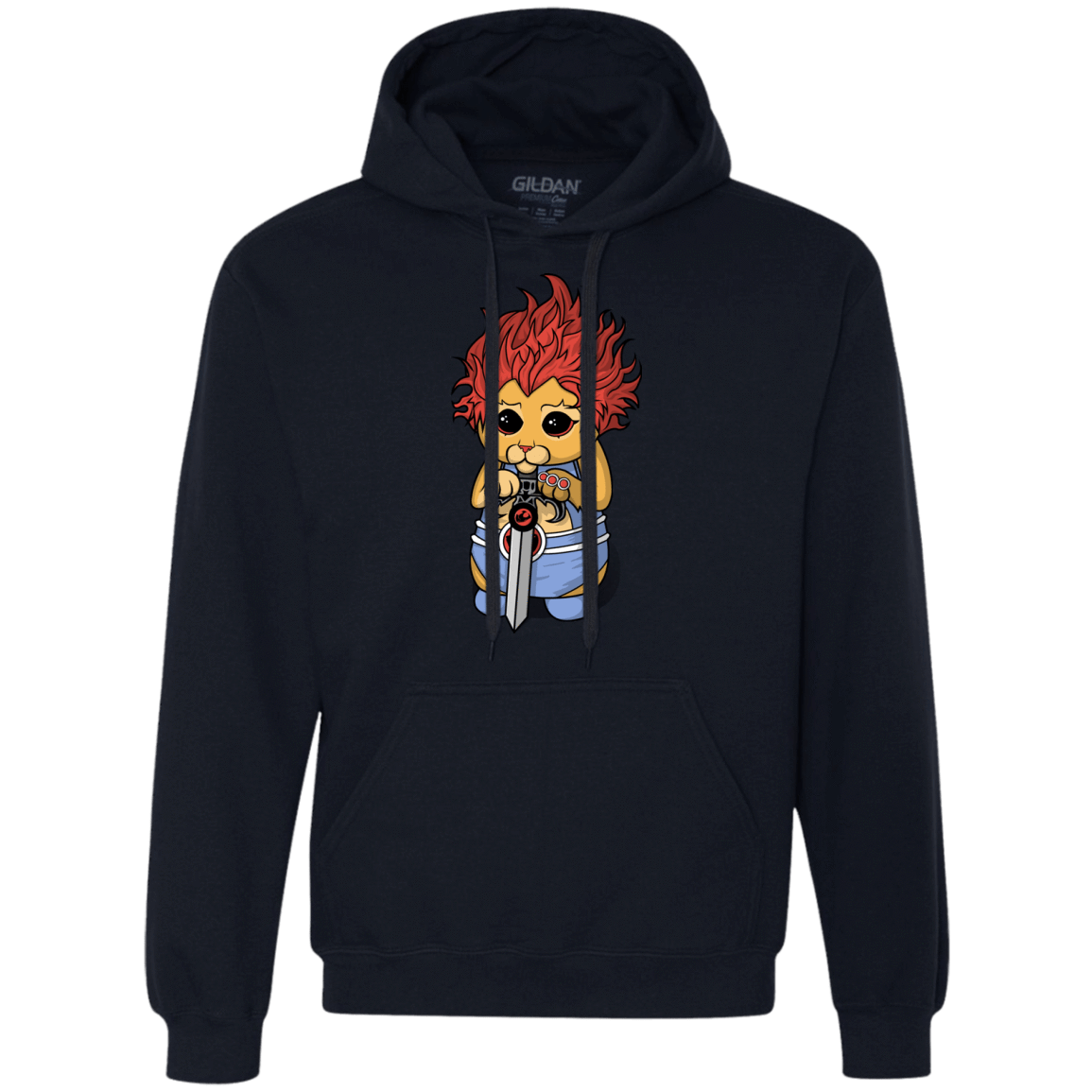 Sweatshirts Navy / S Thunder Kitty Premium Fleece Hoodie