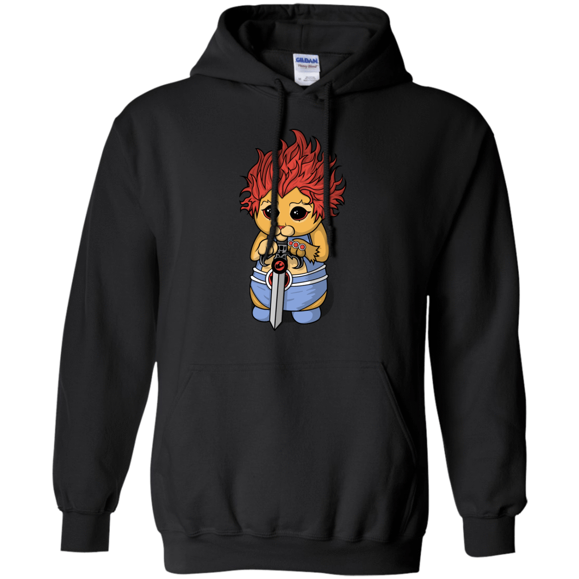 Sweatshirts Black / S Thunder Kitty Pullover Hoodie