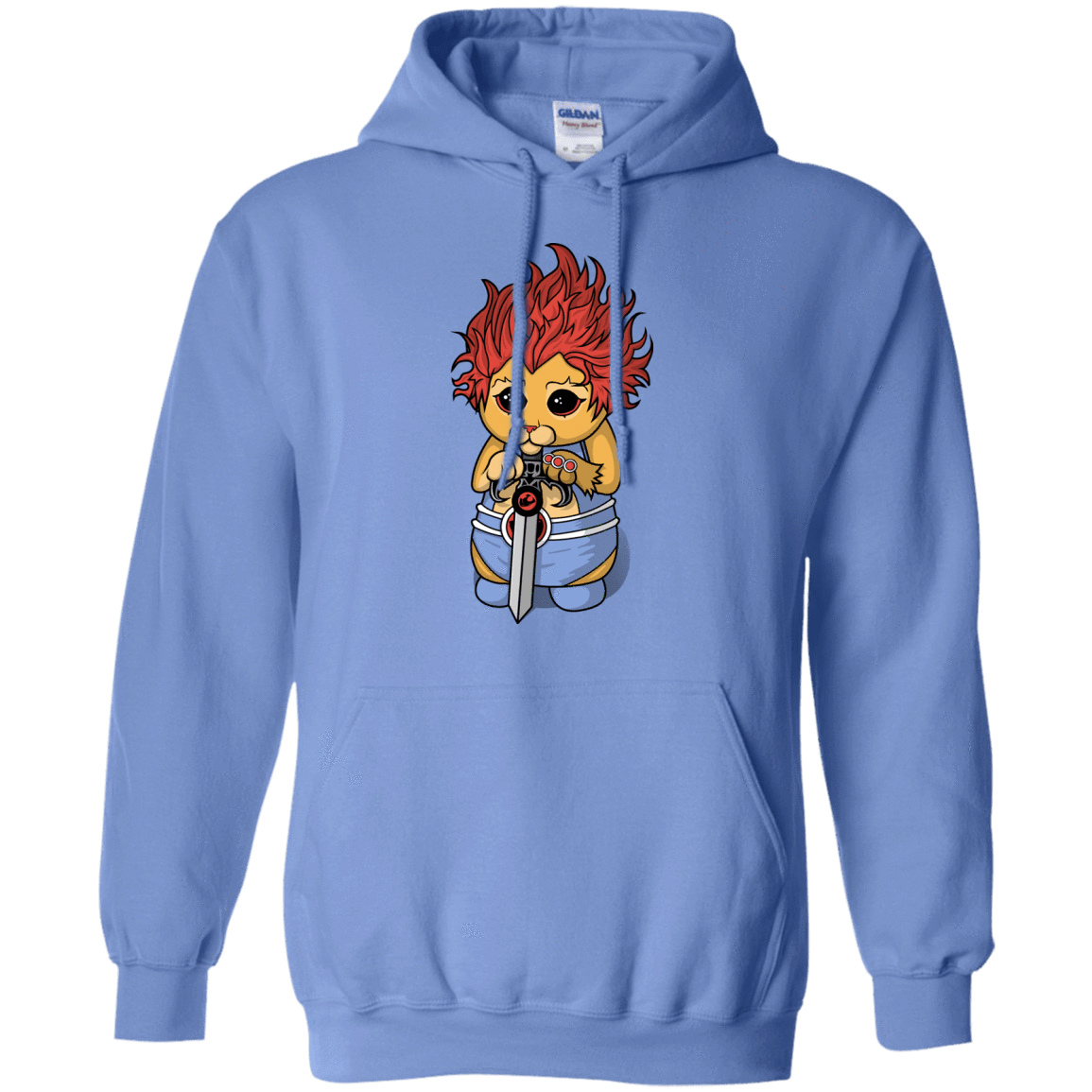 Sweatshirts Carolina Blue / S Thunder Kitty Pullover Hoodie