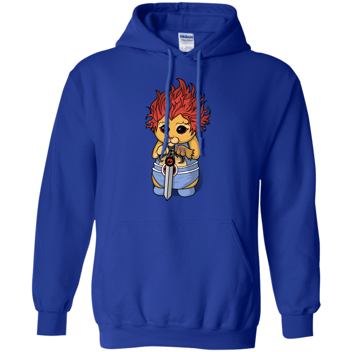 Sweatshirts Royal / S Thunder Kitty Pullover Hoodie