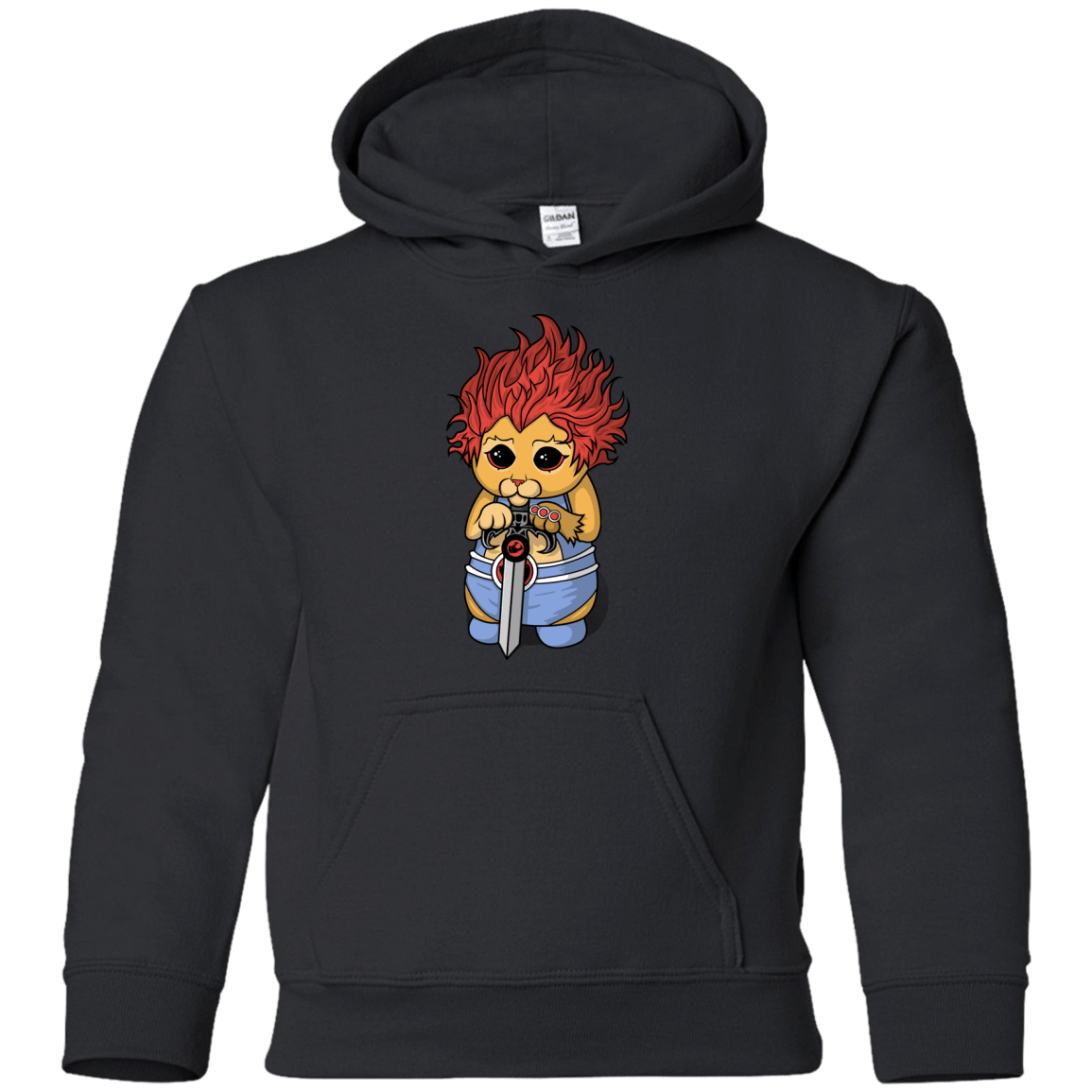 Sweatshirts Black / YS Thunder Kitty Youth Hoodie