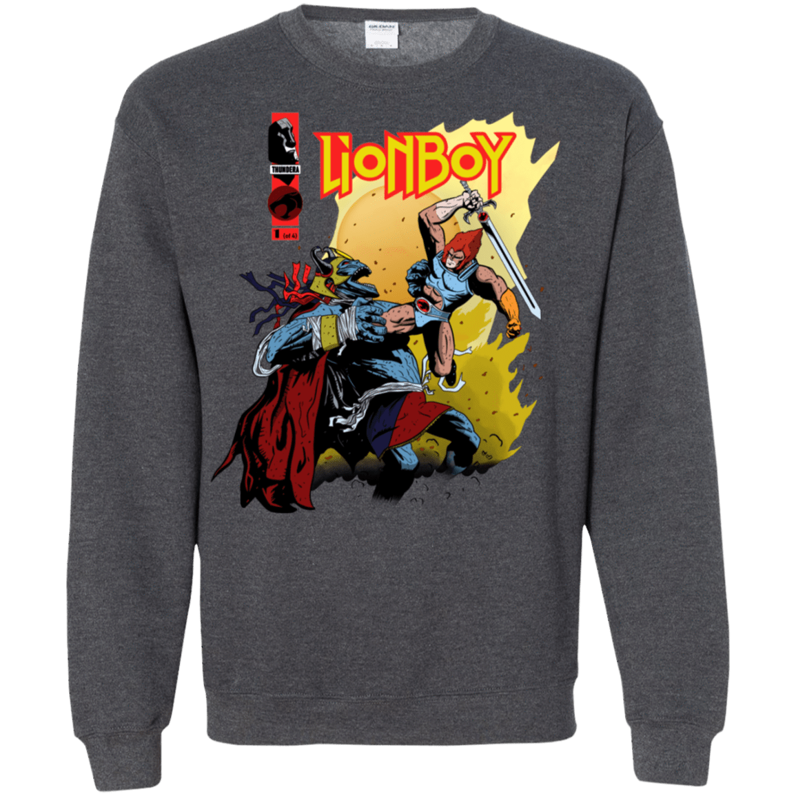 Sweatshirts Dark Heather / S Thunderboy Crewneck Sweatshirt