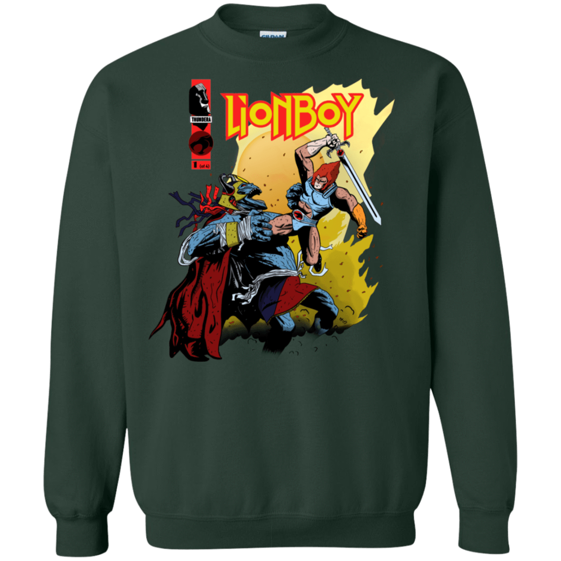 Sweatshirts Forest Green / S Thunderboy Crewneck Sweatshirt