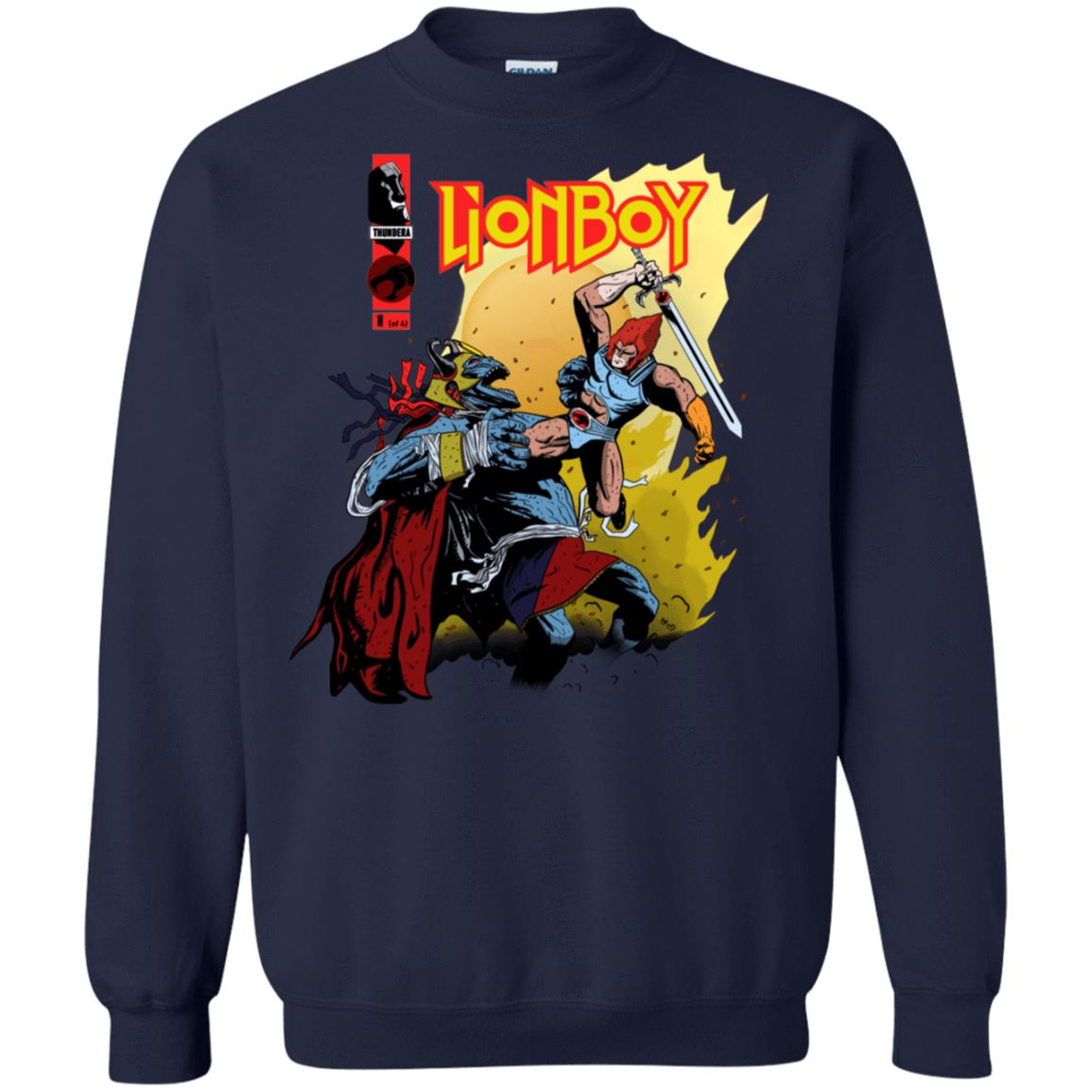 Sweatshirts Navy / S Thunderboy Crewneck Sweatshirt