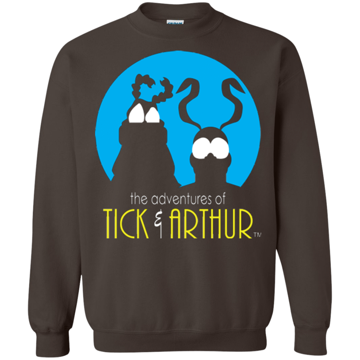 Sweatshirts Dark Chocolate / Small Tick and Arthur Crewneck Sweatshirt