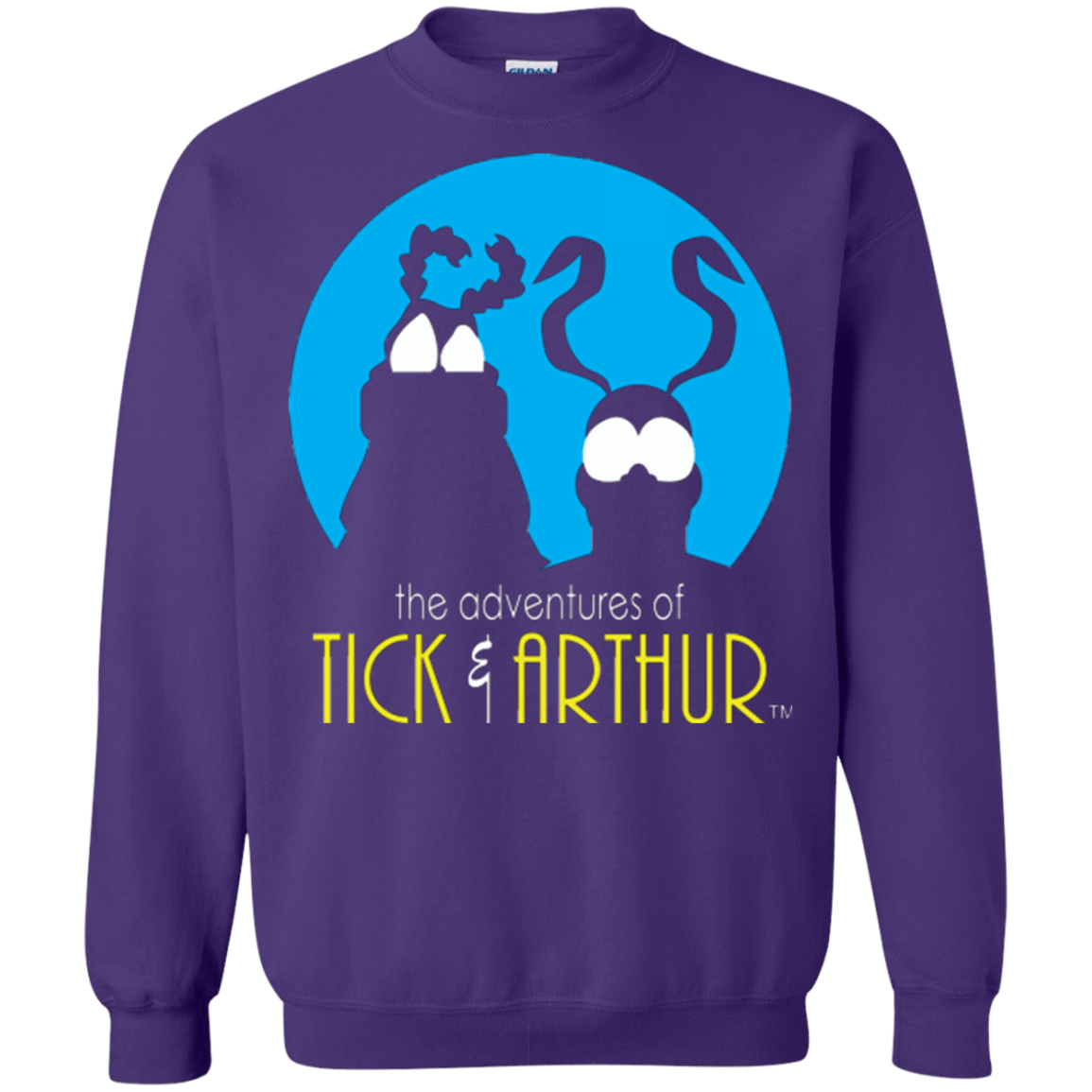 Sweatshirts Purple / Small Tick and Arthur Crewneck Sweatshirt