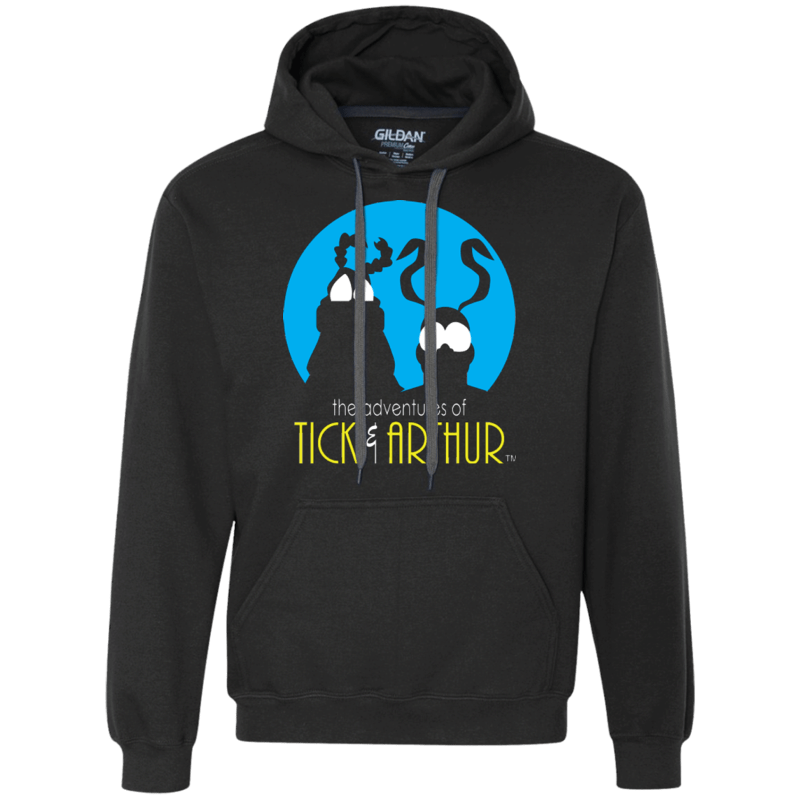 Sweatshirts Black / Small Tick and Arthur Premium Fleece Hoodie