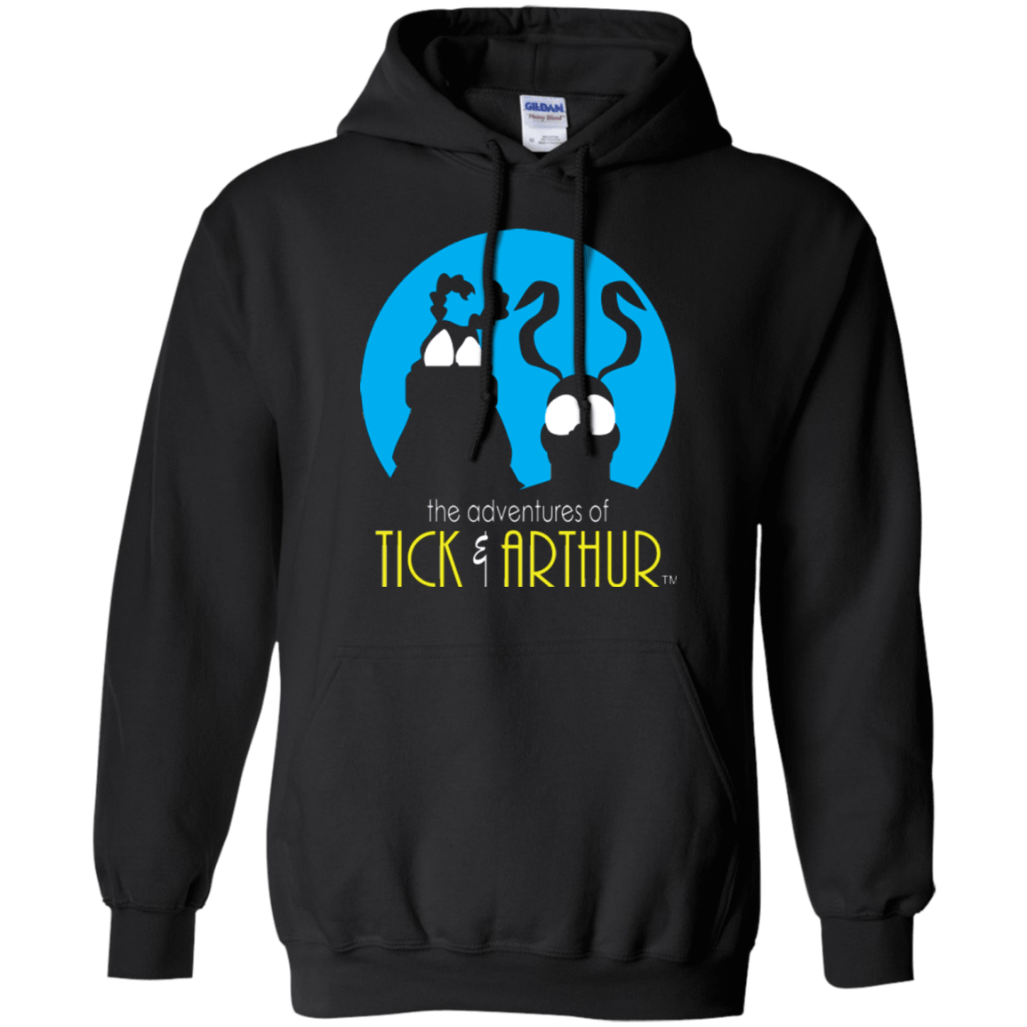 Sweatshirts Black / Small Tick and Arthur Pullover Hoodie