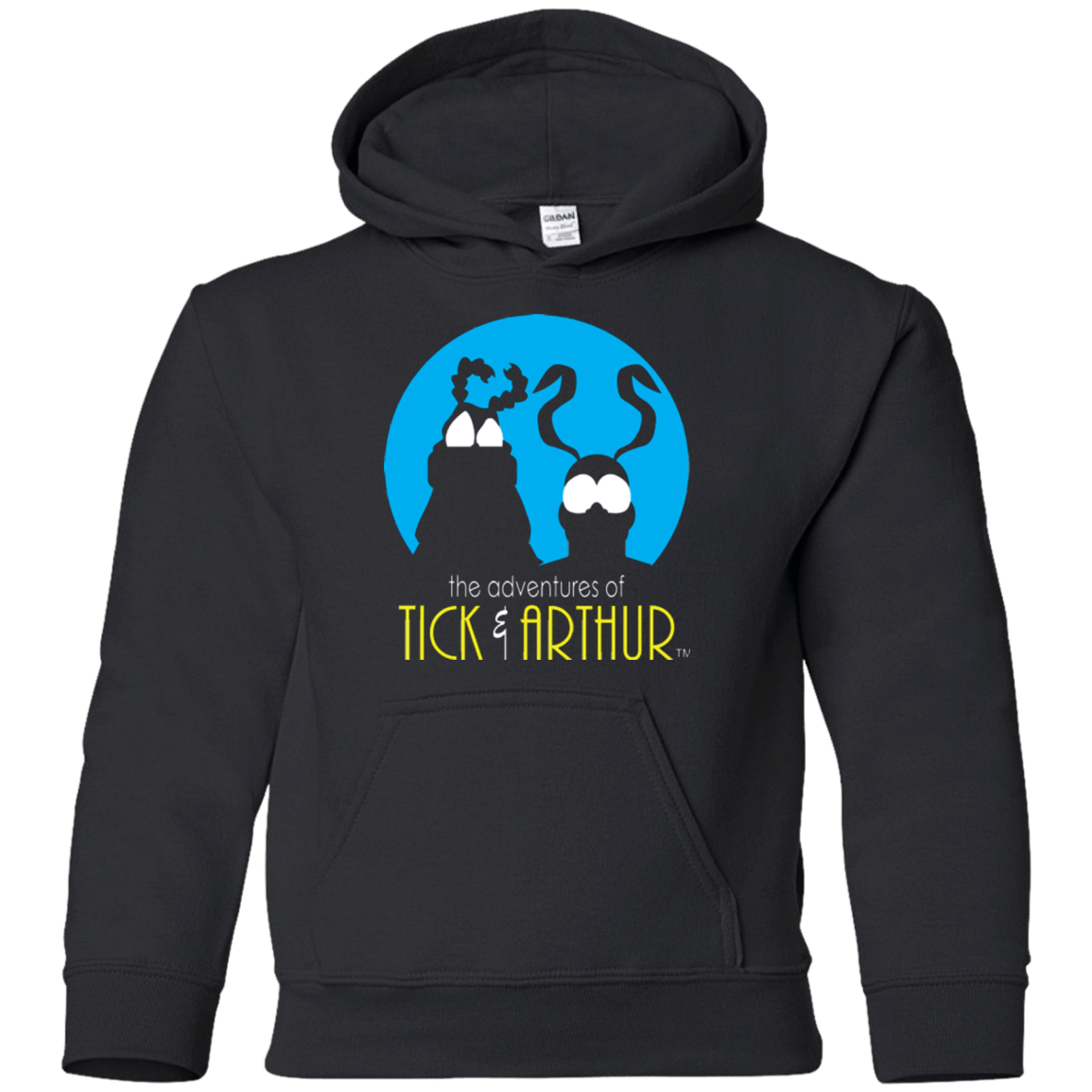 Sweatshirts Black / YS Tick and Arthur Youth Hoodie