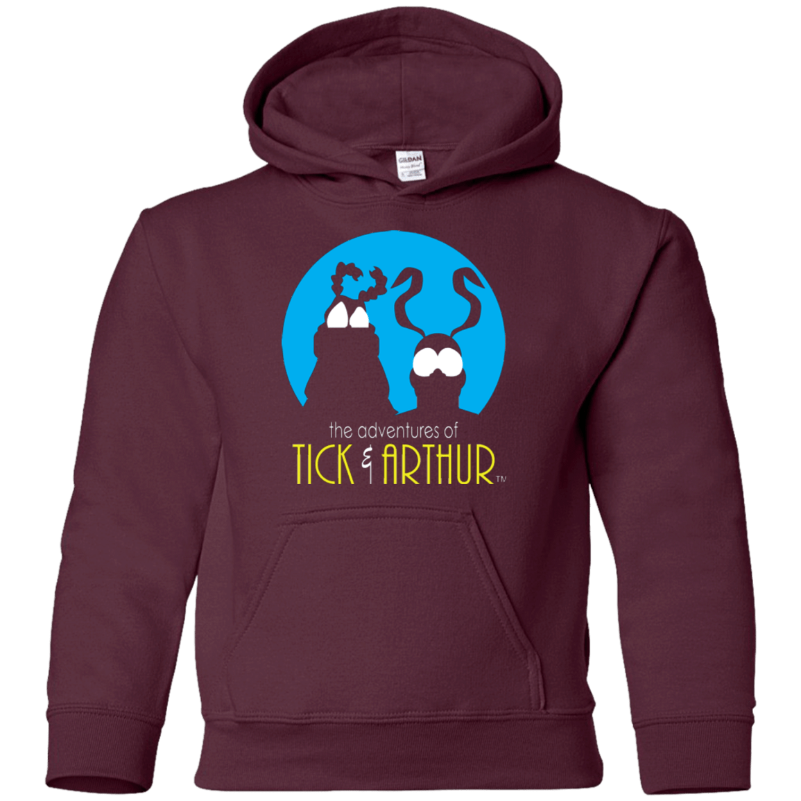 Sweatshirts Maroon / YS Tick and Arthur Youth Hoodie