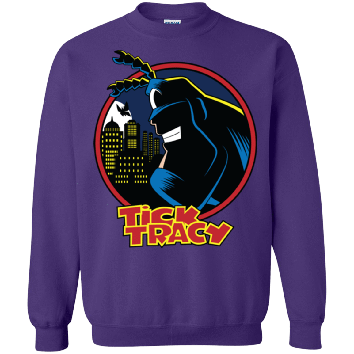 Sweatshirts Purple / Small Tick Tracy Crewneck Sweatshirt