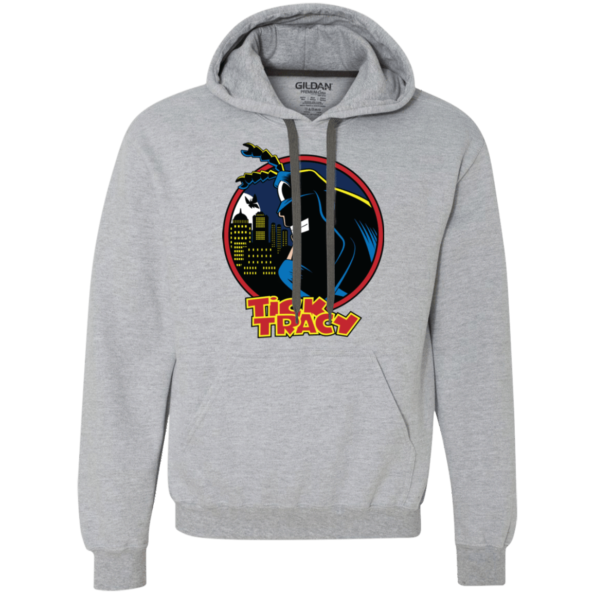 Sweatshirts Sport Grey / Small Tick Tracy Premium Fleece Hoodie