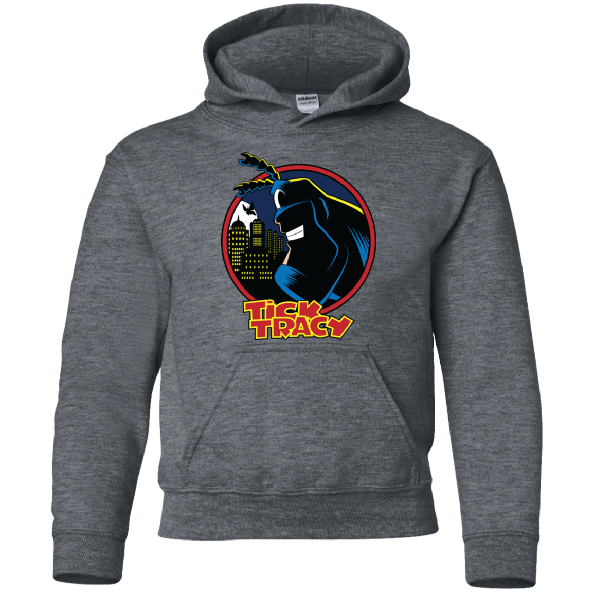 Sweatshirts Dark Heather / YS Tick Tracy Youth Hoodie