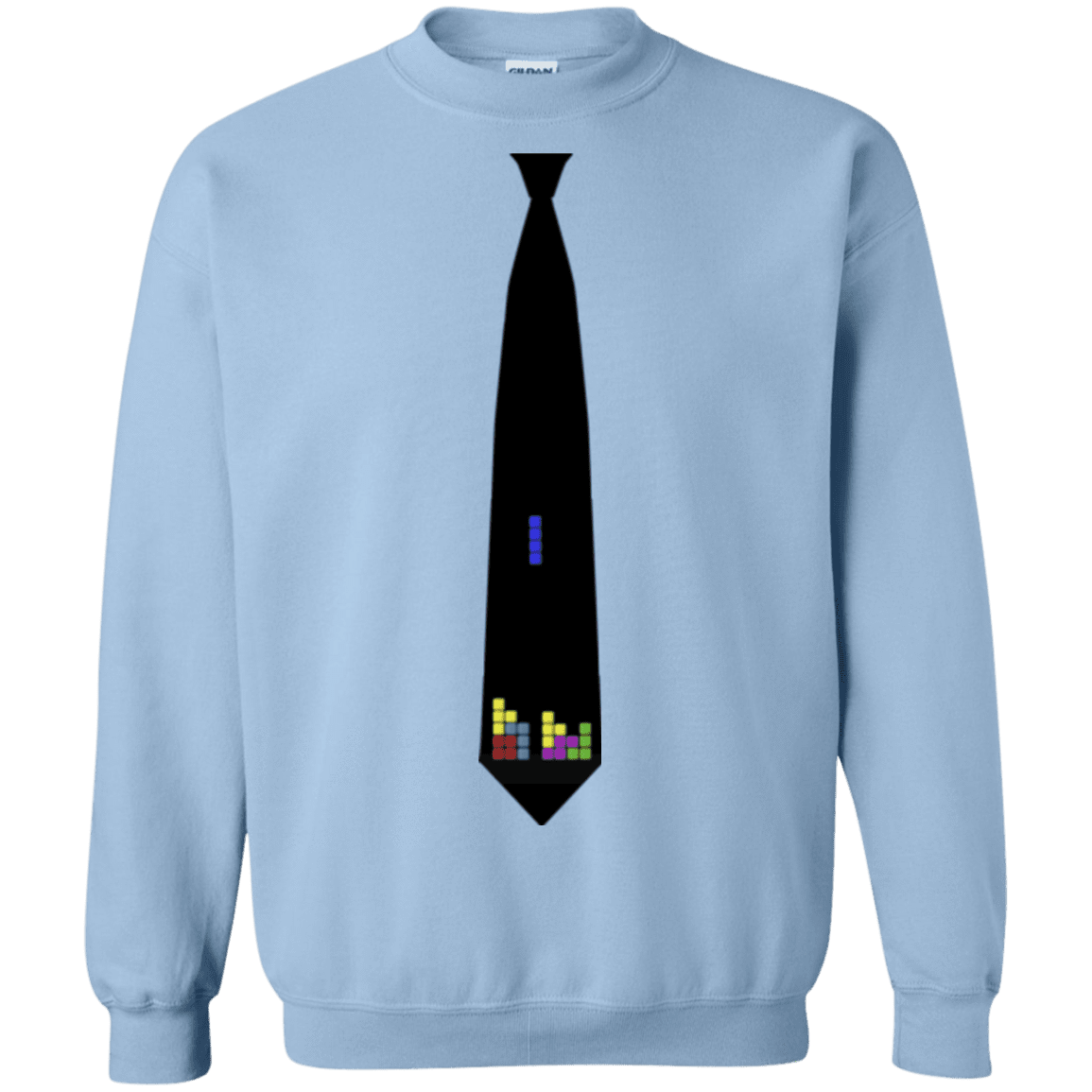 Sweatshirts Light Blue / Small Tie tris Crewneck Sweatshirt
