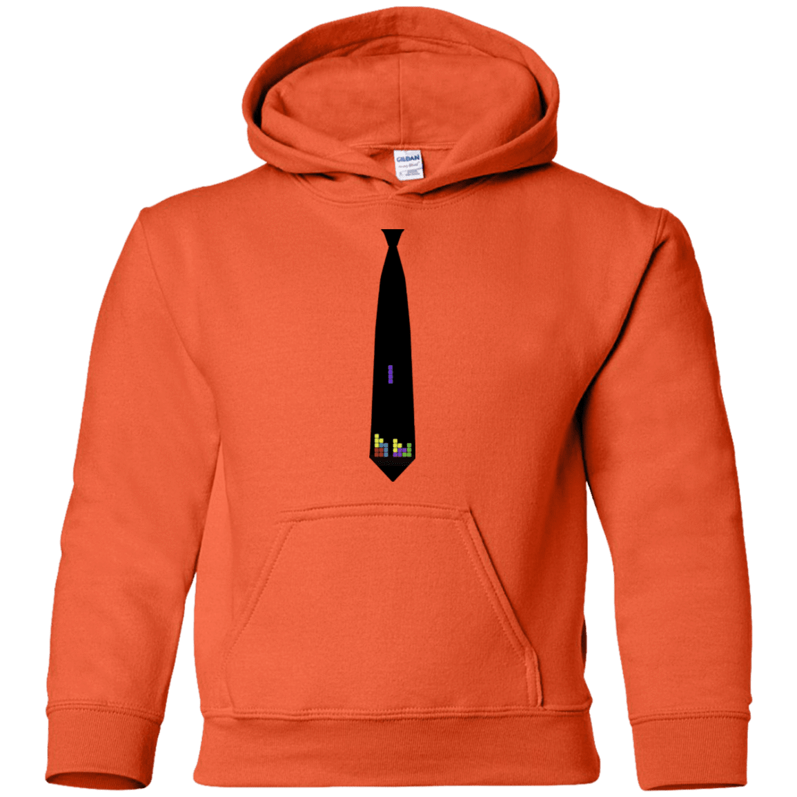 Sweatshirts Orange / YS Tie tris Youth Hoodie