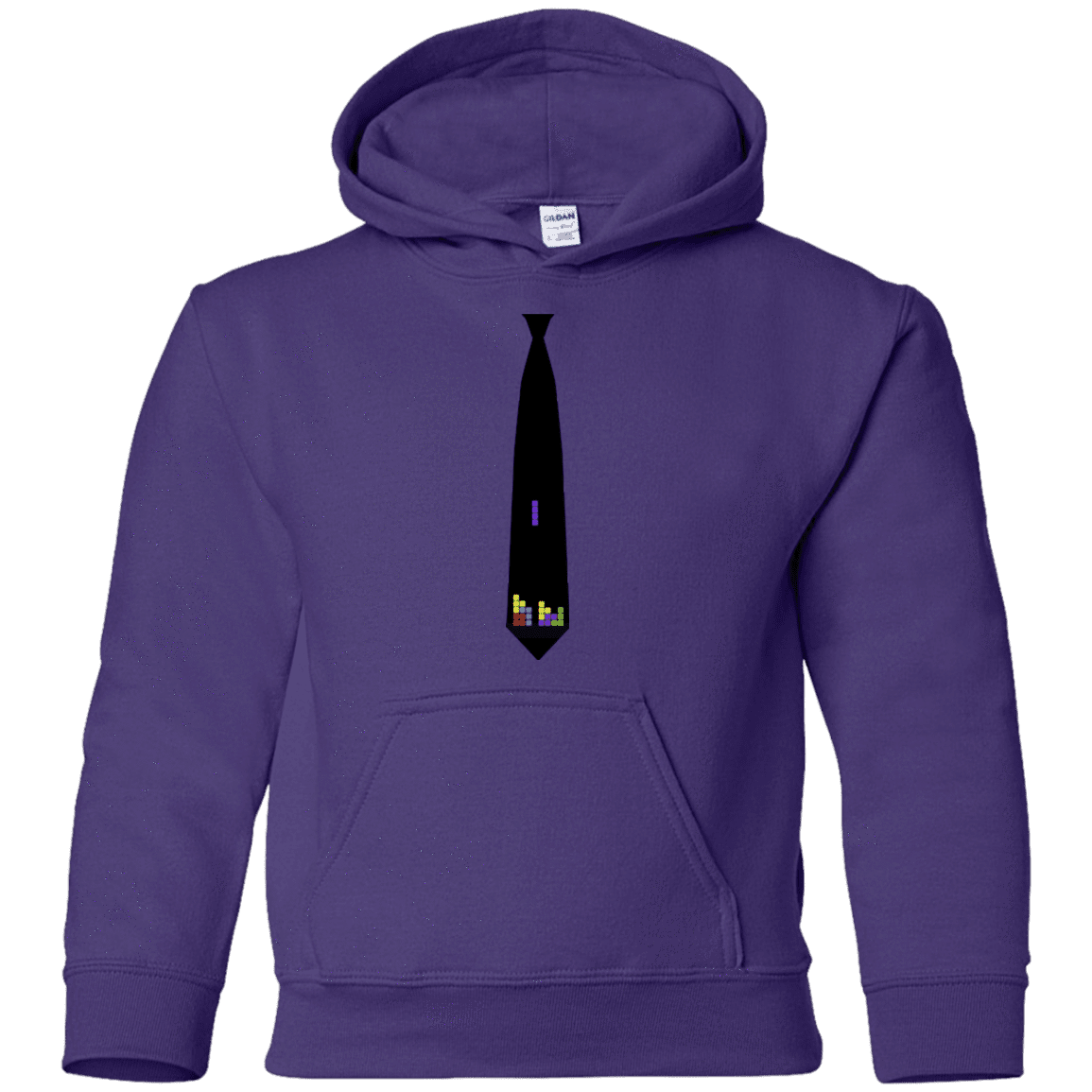 Sweatshirts Purple / YS Tie tris Youth Hoodie