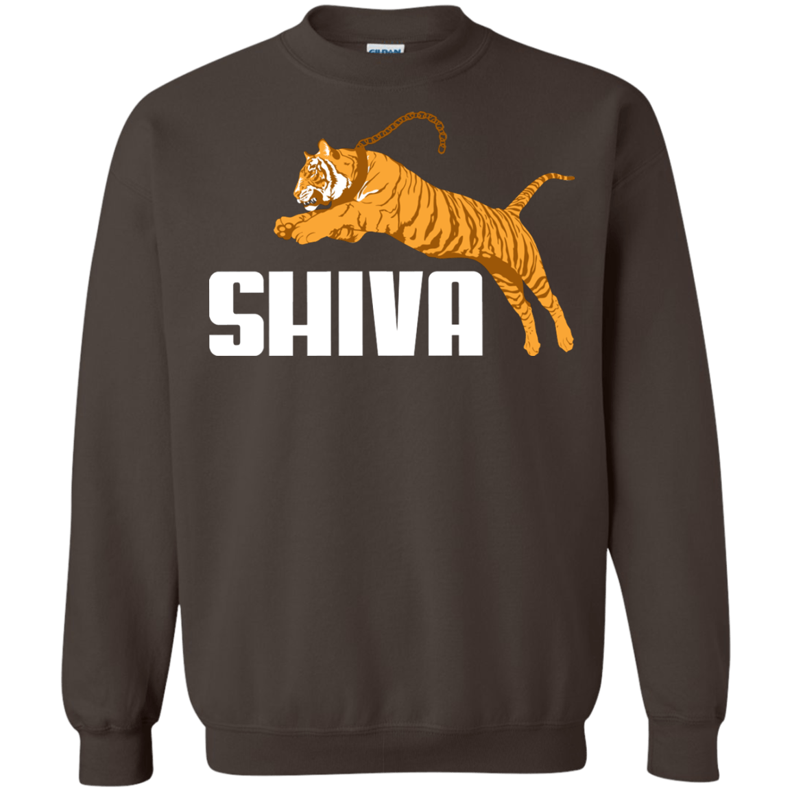 Sweatshirts Dark Chocolate / Small Tiger Pal Crewneck Sweatshirt