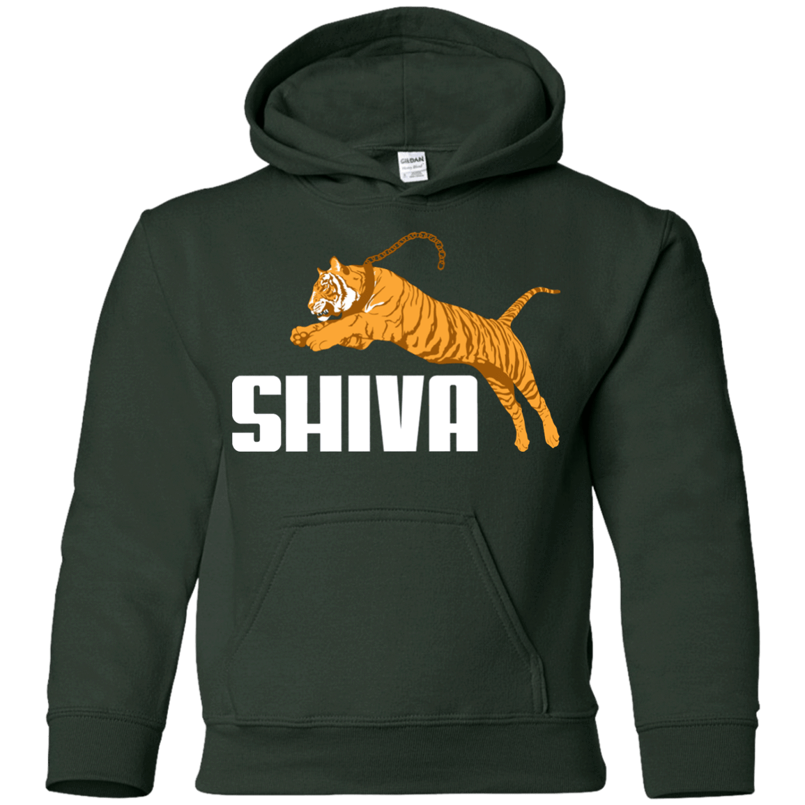 Sweatshirts Forest Green / YS Tiger Pal Youth Hoodie