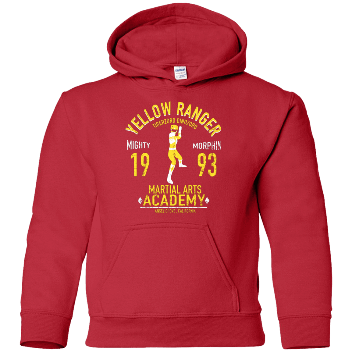 Sweatshirts Red / YS Tiger Ranger Youth Hoodie