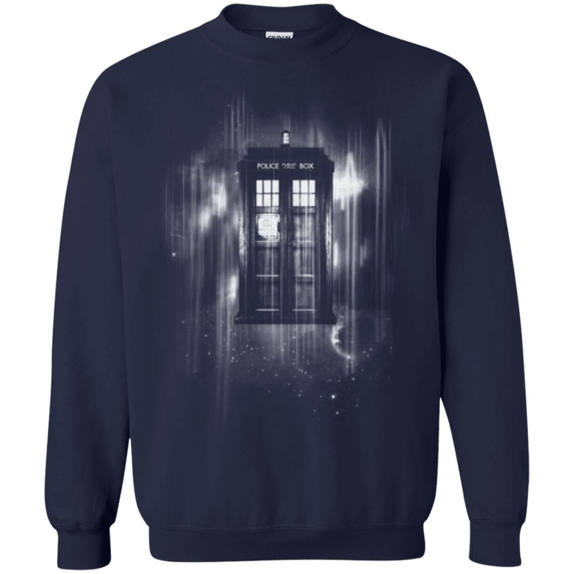 Sweatshirts Navy / Small Time blur Crewneck Sweatshirt