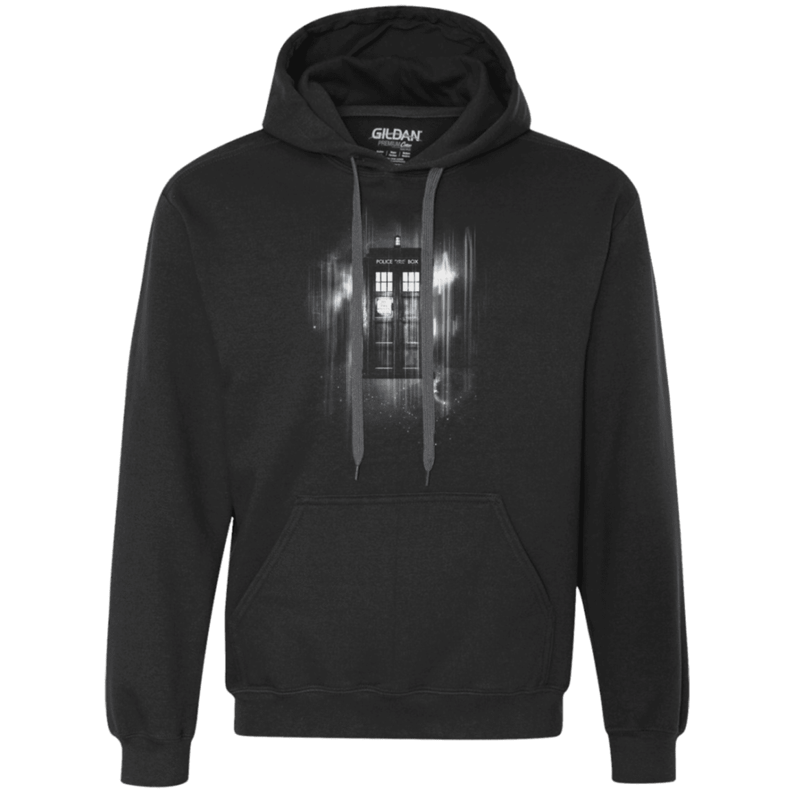 Sweatshirts Black / Small Time blur Premium Fleece Hoodie