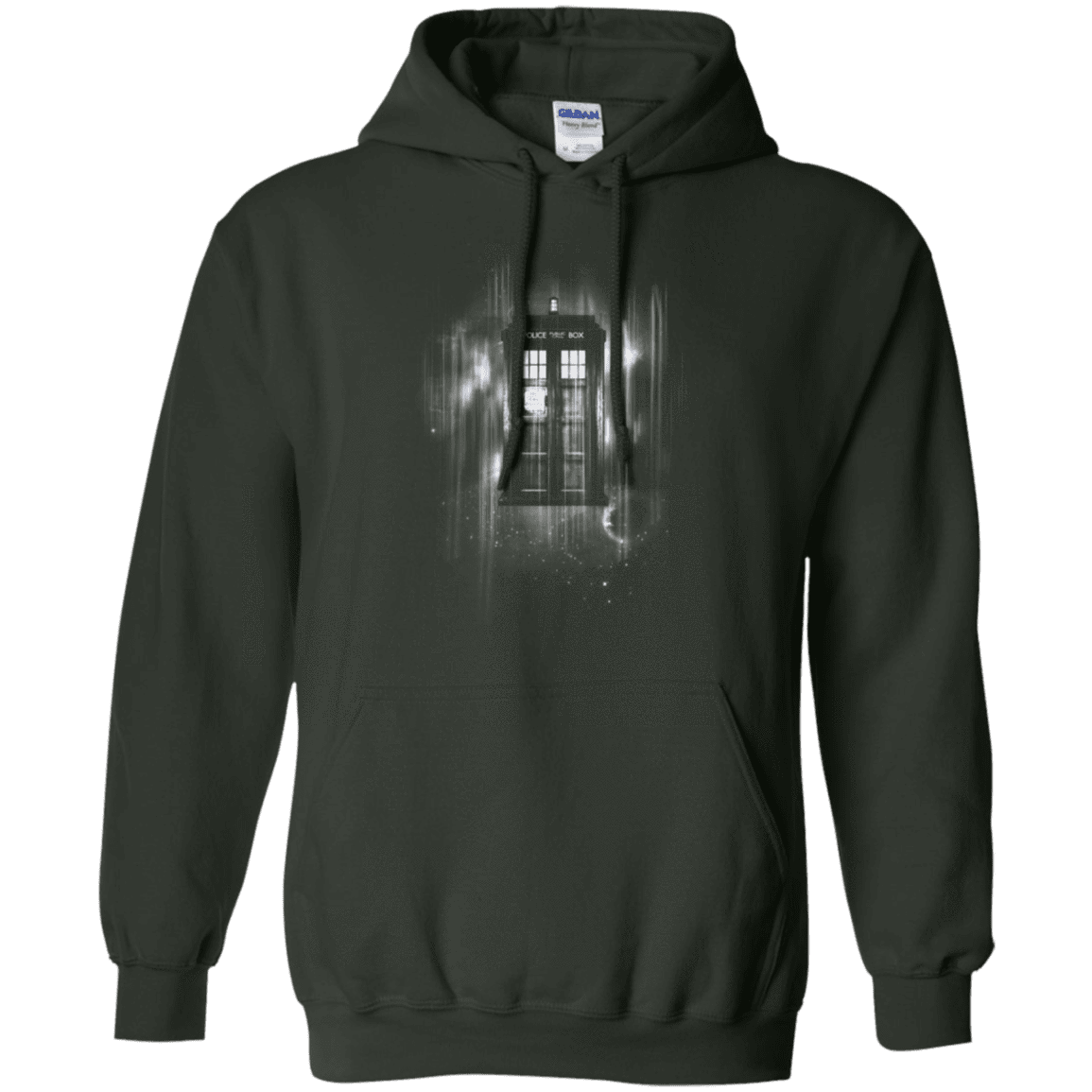 Sweatshirts Forest Green / Small Time blur Pullover Hoodie
