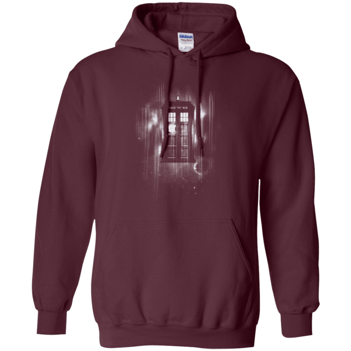 Sweatshirts Maroon / Small Time blur Pullover Hoodie
