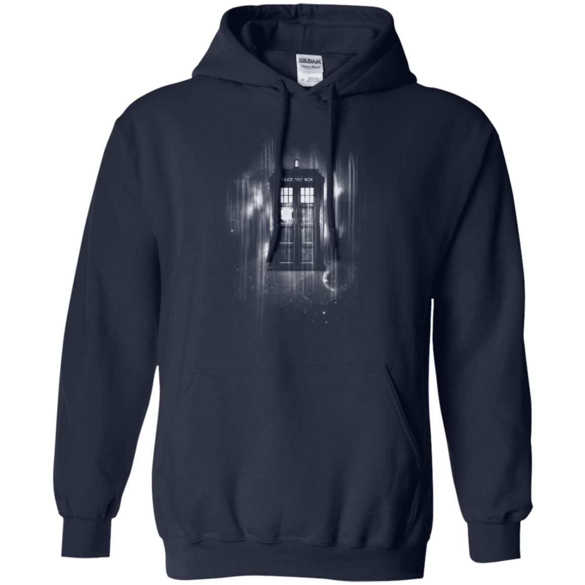 Sweatshirts Navy / Small Time blur Pullover Hoodie