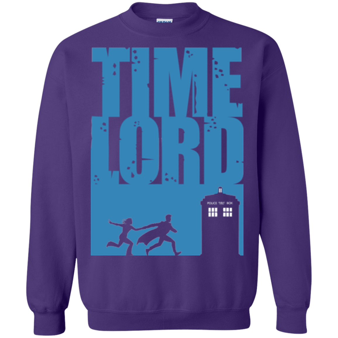 Sweatshirts Purple / Small Time Lord Allons-y! Crewneck Sweatshirt