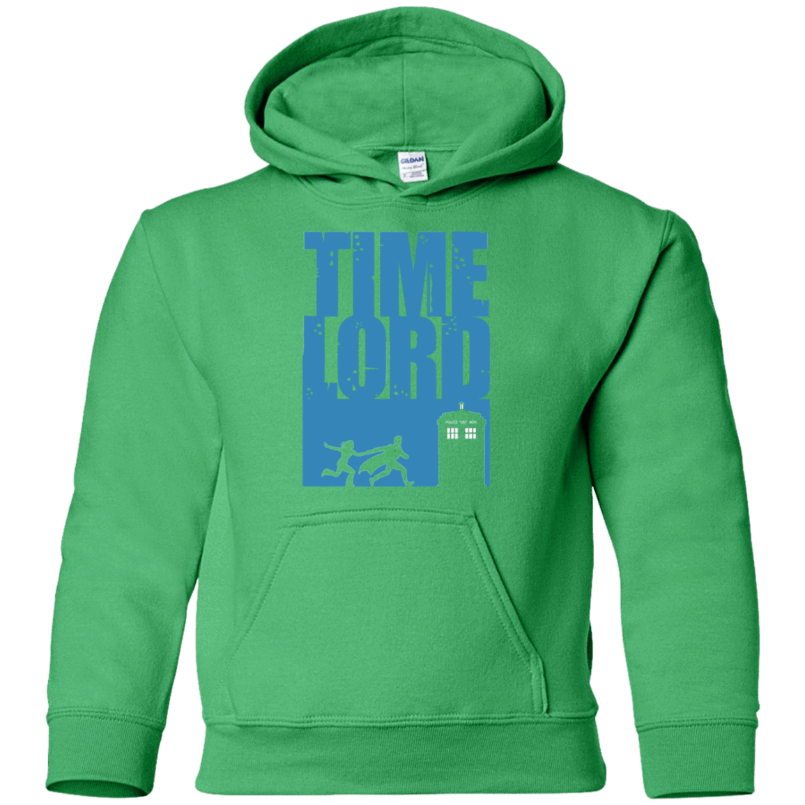 Sweatshirts Irish Green / YS Time Lord Allons-y! Youth Hoodie