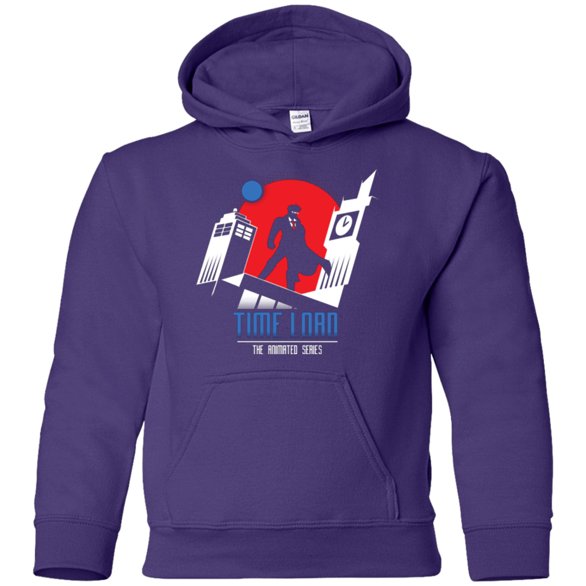 Sweatshirts Purple / YS Time Lord Animated Series Youth Hoodie